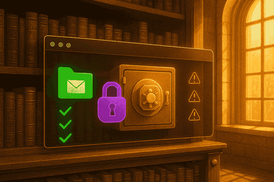 Fortified library with Proton Pass and LastPass icons